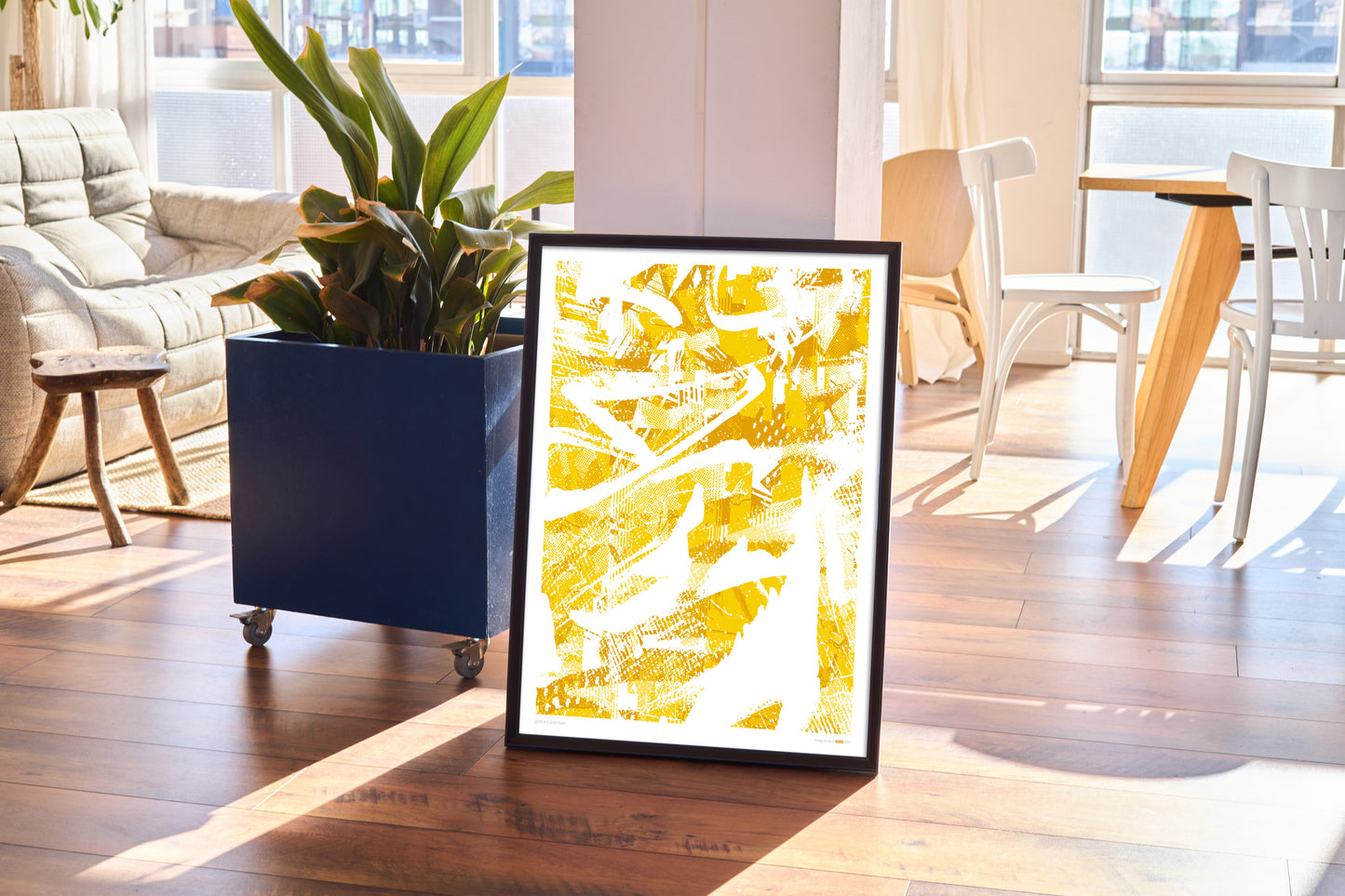 Grunge Series 01 Hunig Framed Poster