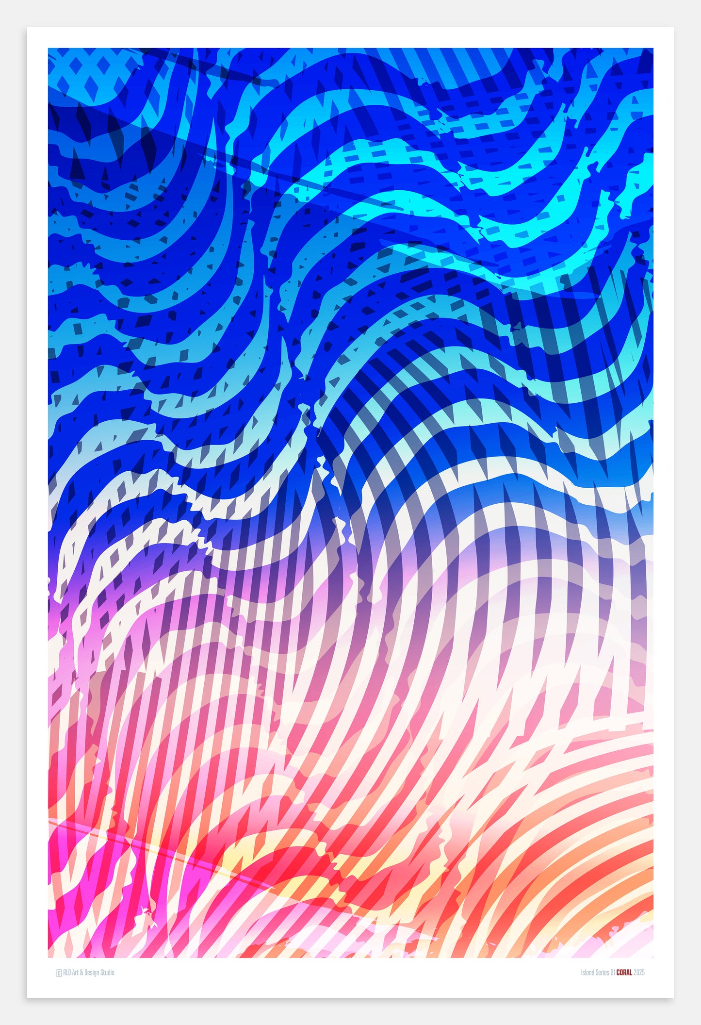 Island Series 01 Coral 2025 Framed Poster