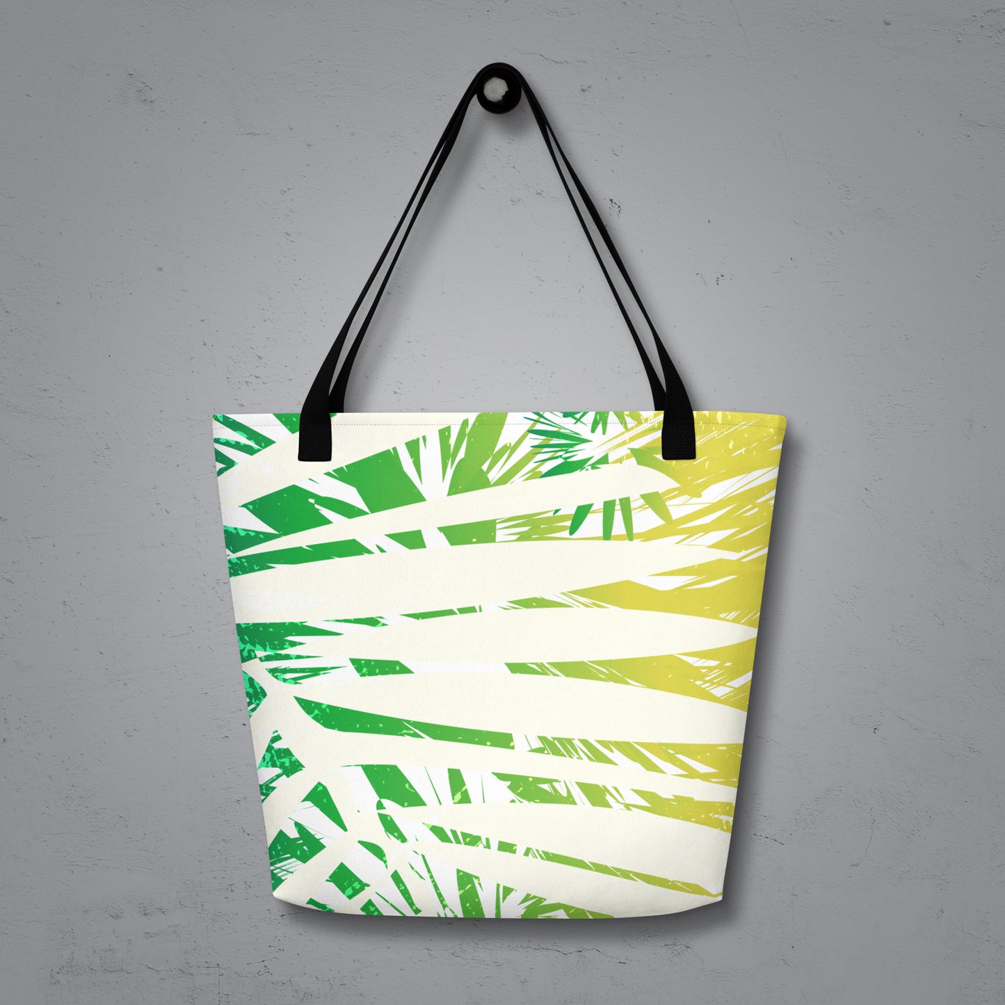 Lush Palms Large Tote Bag