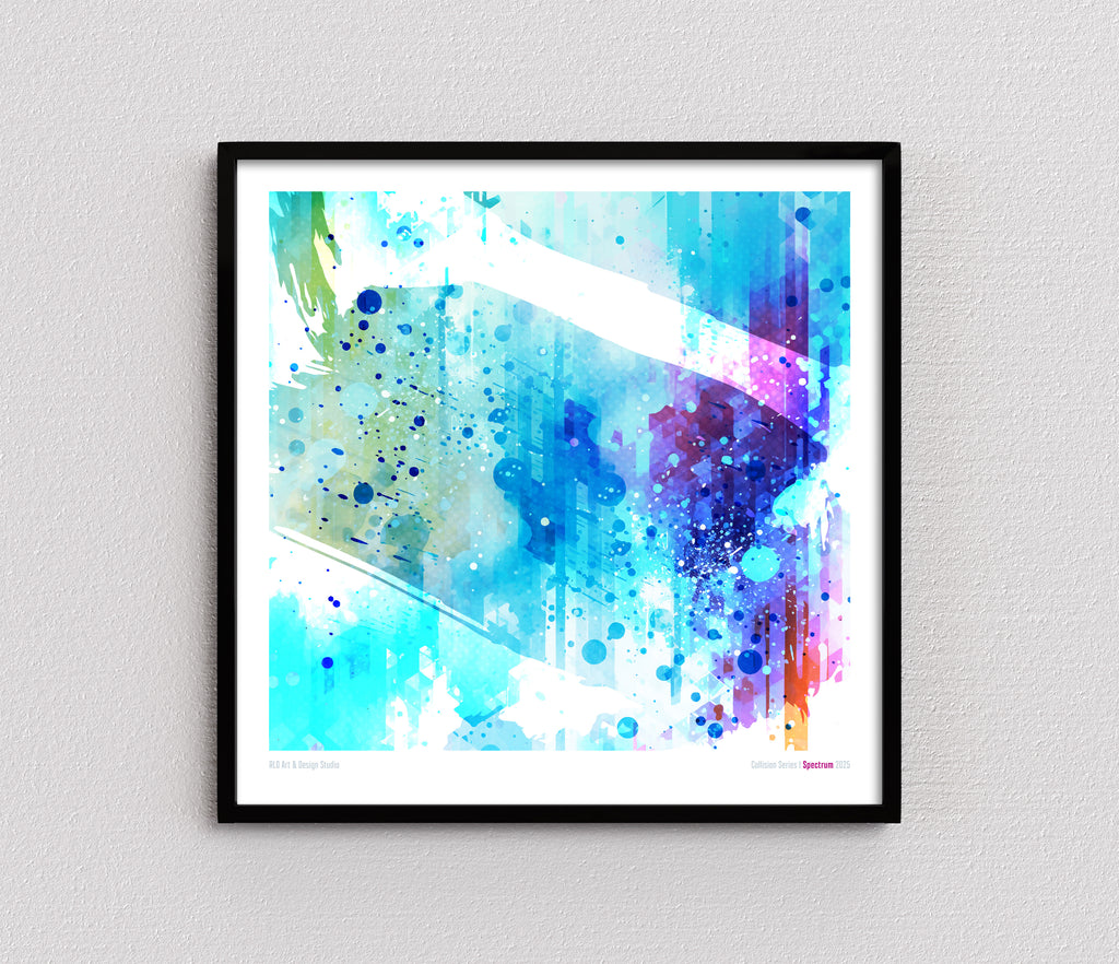 Collision Series II Spectrum 2025 Framed Poster Design