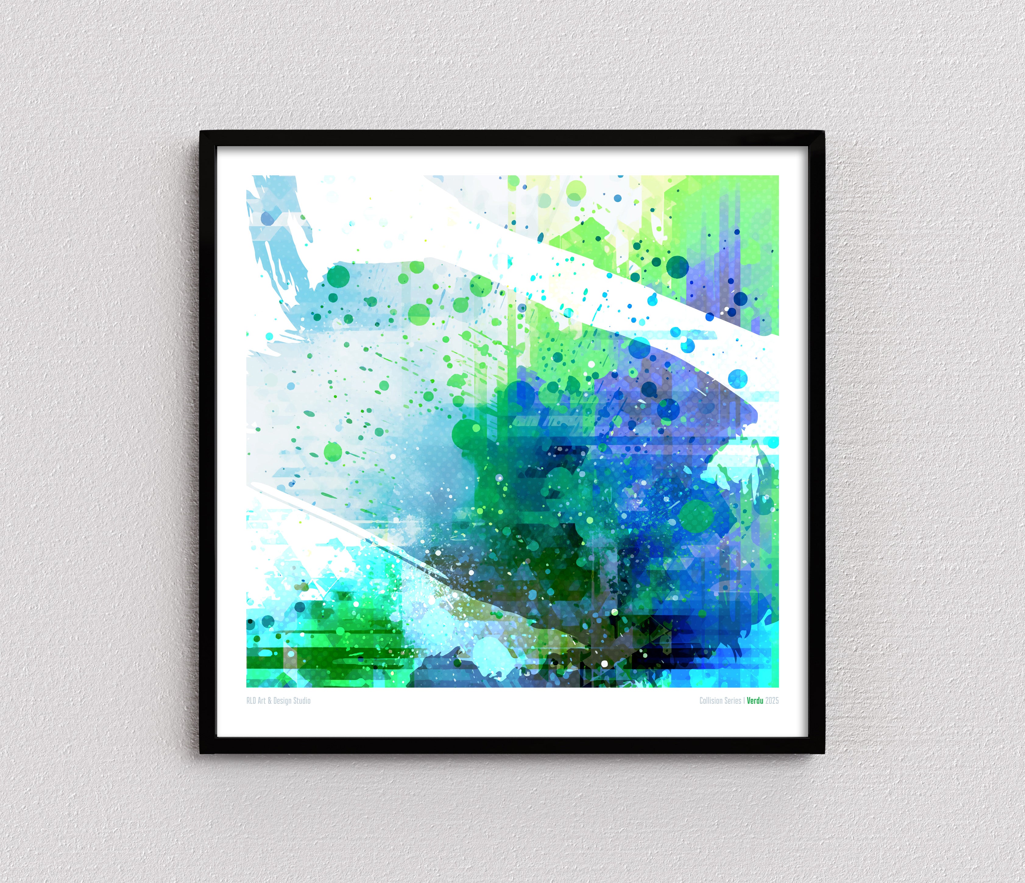 Collision Series II Verdu 2025 Framed Poster Design