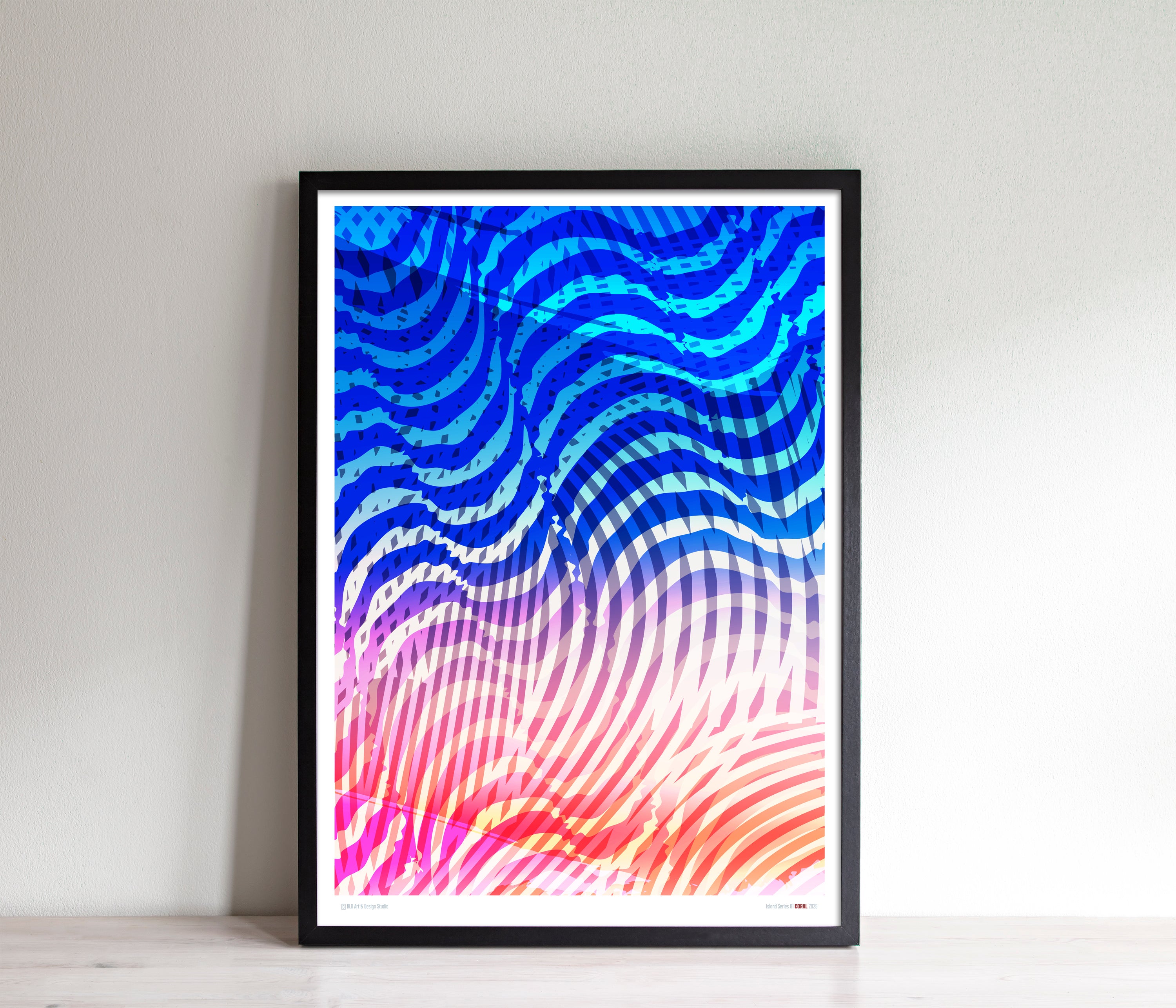 Island Series 01 Coral 2025 Framed Poster