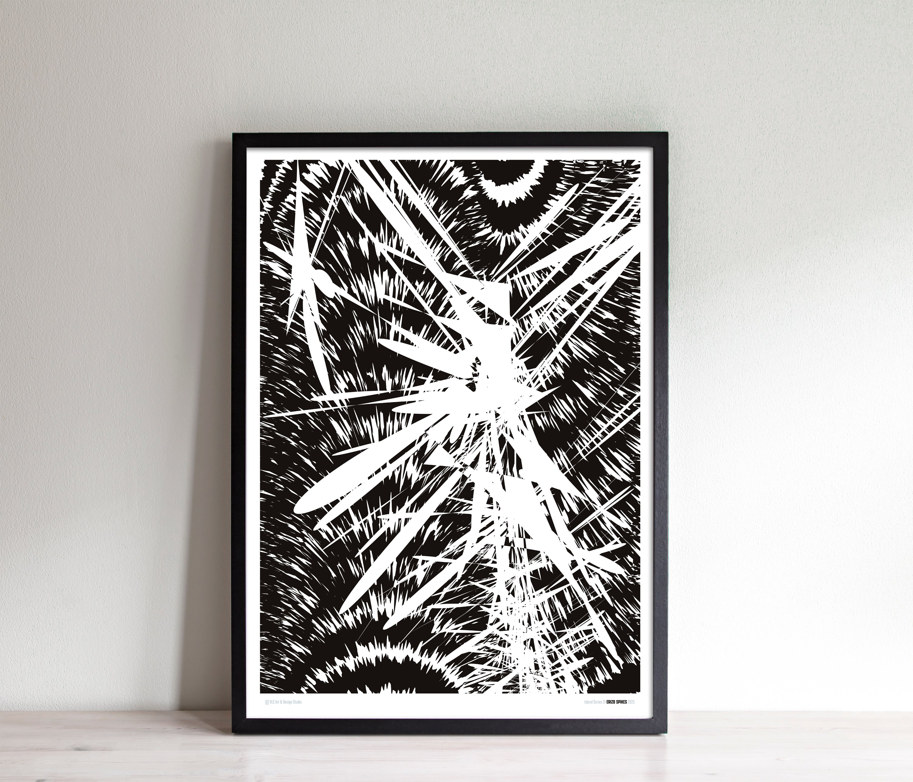 Island Series 01 Erizo Spikes 2025 Framed Poster