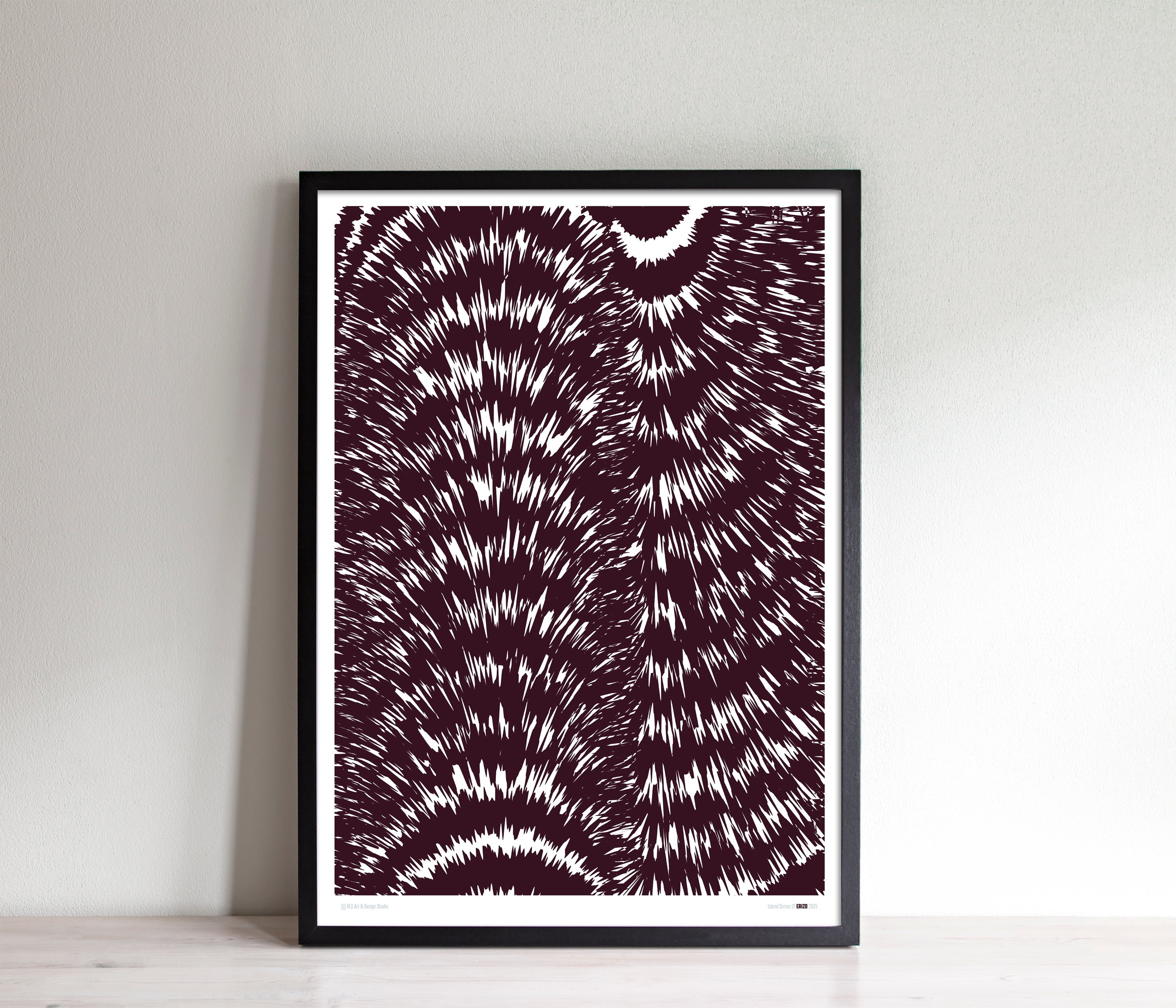 Island Series 01 Erizo 2025 Framed Poster