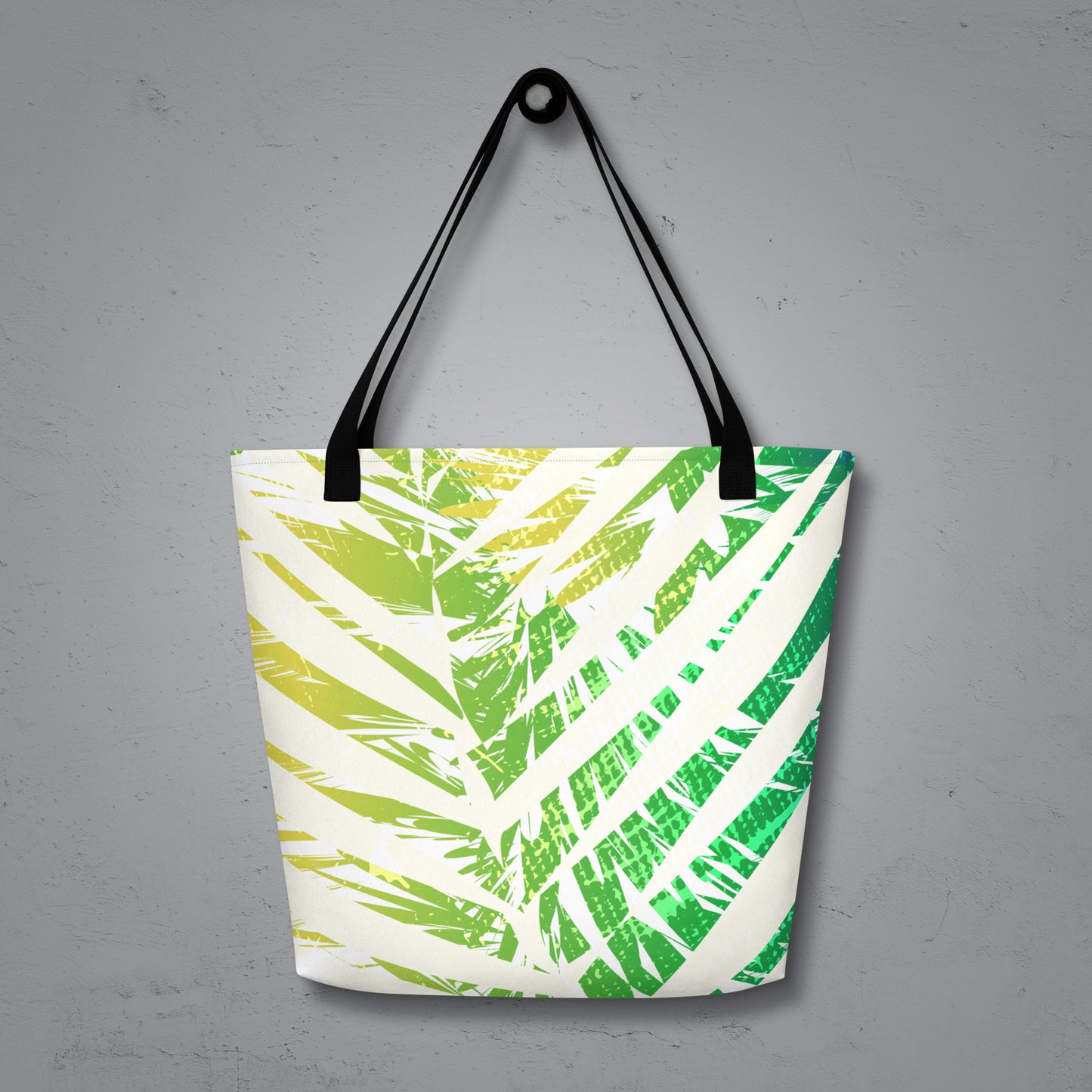 Lush Palms Large Tote Bag