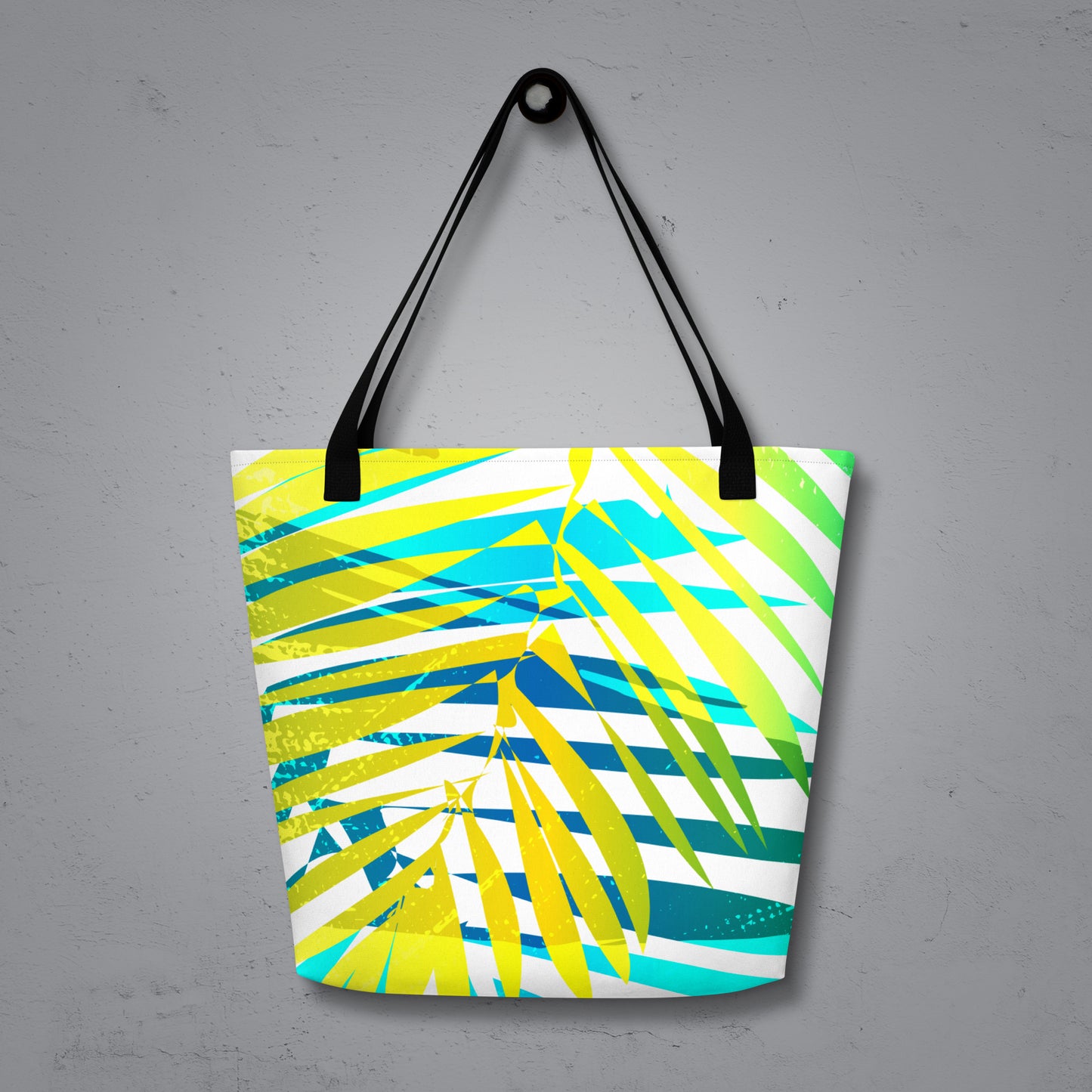 Tranquil Palms Large Tote Bag
