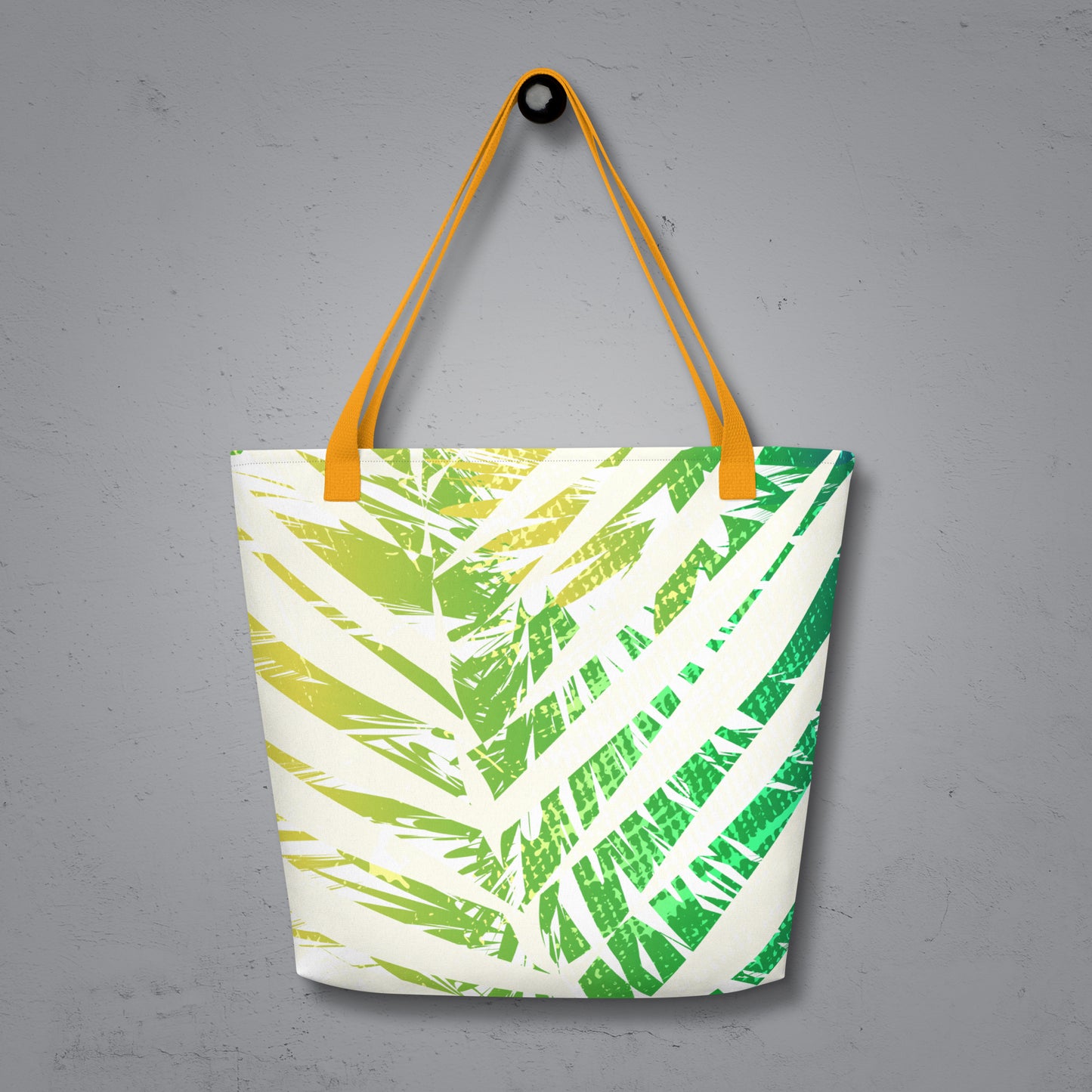 Lush Palms Large Tote Bag