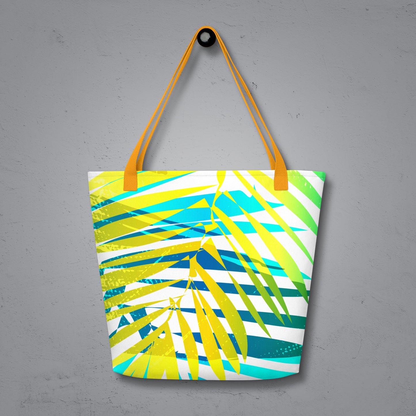 Tranquil Palms Large Tote Bag