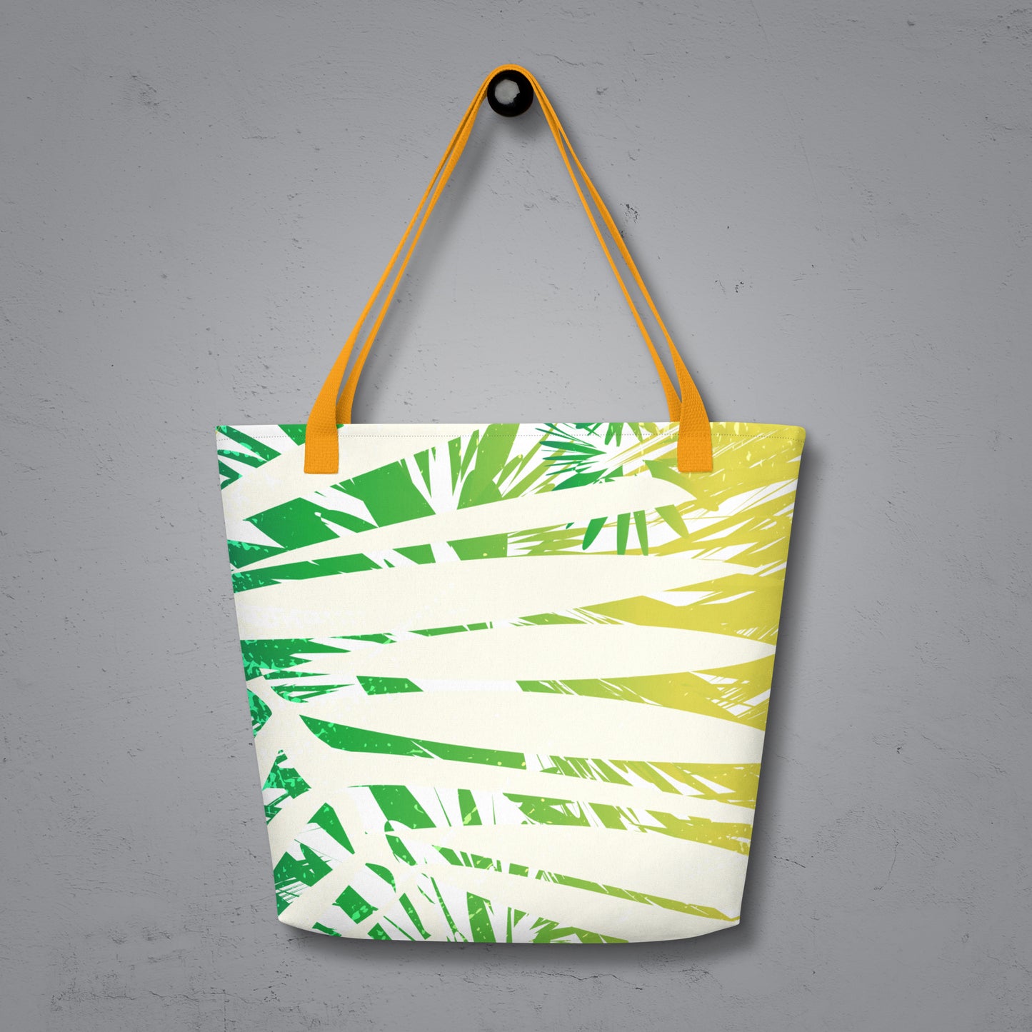 Lush Palms Large Tote Bag